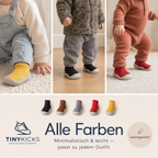 TinyKicks - Natürlich laufen – Babyschuhe mit flexibler Sohle