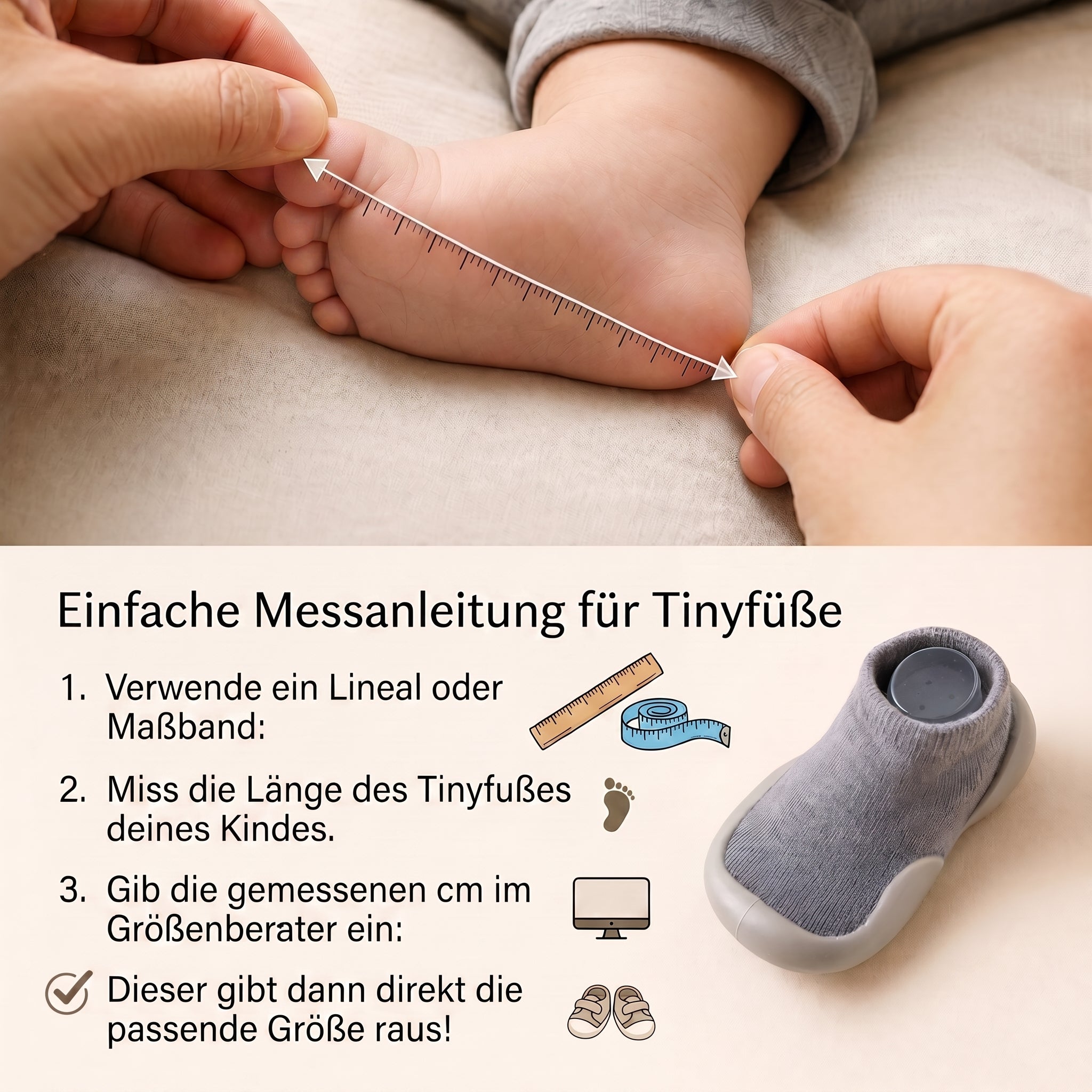 TinyKicks - Natürlich laufen – Babyschuhe mit flexibler Sohle